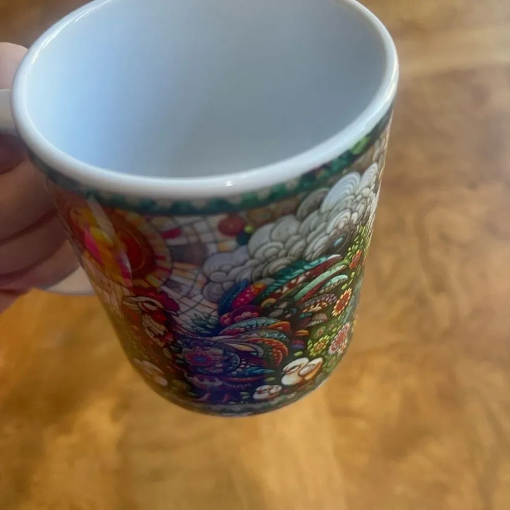 Original Art Livorno Chicken Coffee Mug!